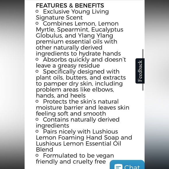 NEW Luscious Lemon Lotion Young Living - Picture 7 of 8